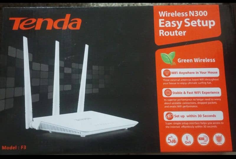 Tenda F3 Wireless N300 Router 4