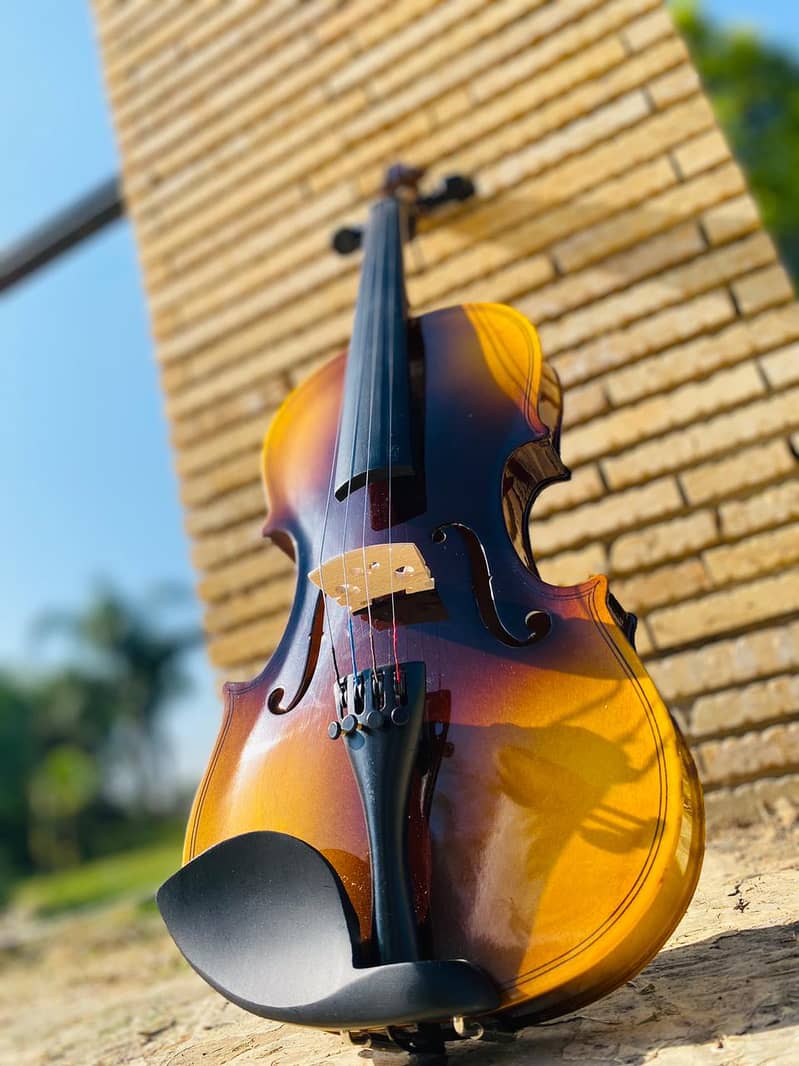 Solid Wood Matte Violin Beautiful Appearance Violin 7