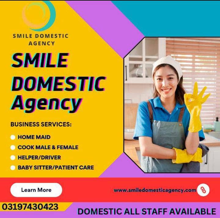 House Maids , Maids , Baby Sitter , Cook , Helper , Driver , Nanny 0