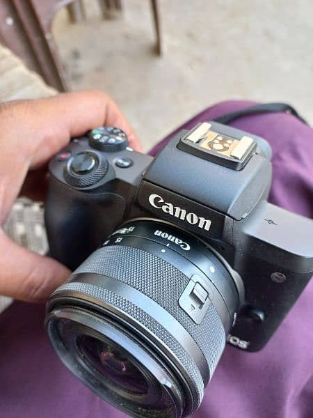 Canon M50 With Kit Lens Argent Sell 4