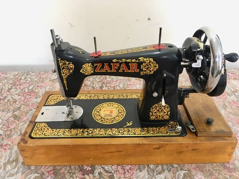 Old But New Condition Zafar Sewing Machine 0