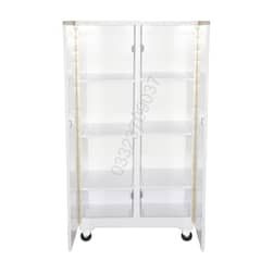 D2 5x2 Wooden Shelfs cupboard cabinet wardrobe almari white