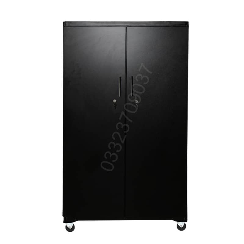 D2 5x2 Wooden Shelfs cupboard cabinet wardrobe almari black 2
