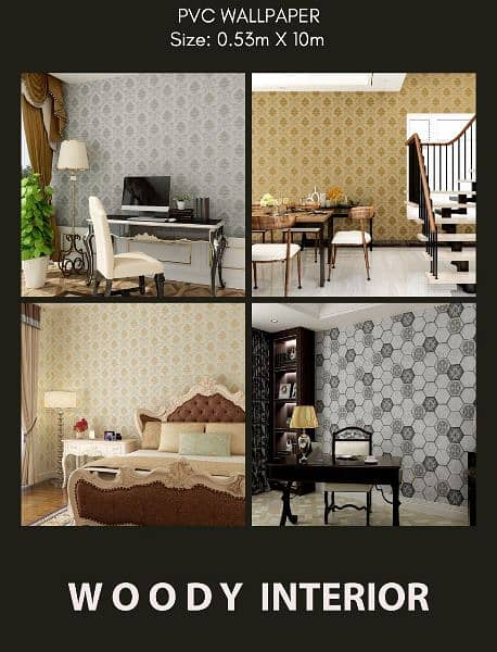 Mural Wall pictures 3D Wallpapers, Window Blinds, Fluted panels. 9