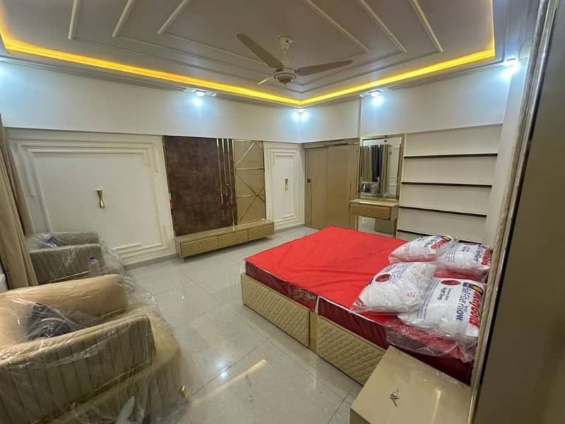 Interior designed Apartment for sale at Bahadurabad near Katchi Memon CHS. 9
