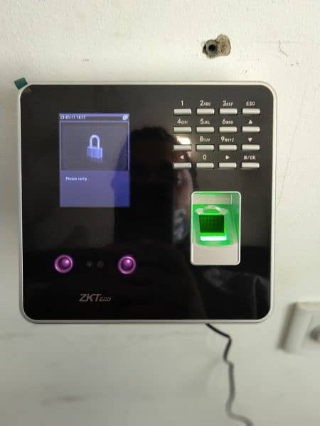 Biometric & face time attendance Machine access control door lock 7