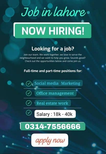 Full time part time jobs available for the students 0