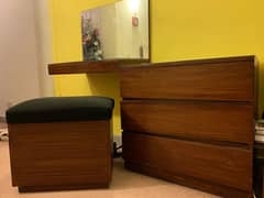 single bed set and Chest of drawers