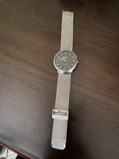 Wirst watch silver color
