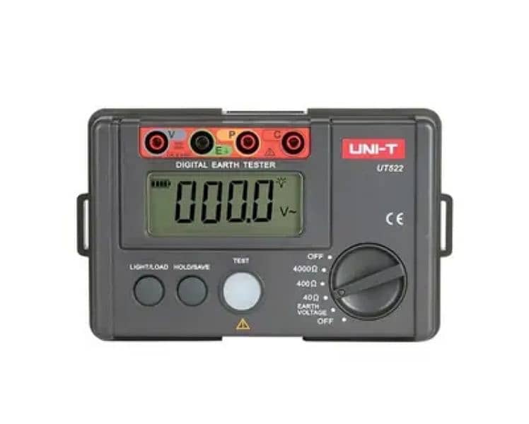 Digital Earth Resistance Tester with 3 Terminal 2