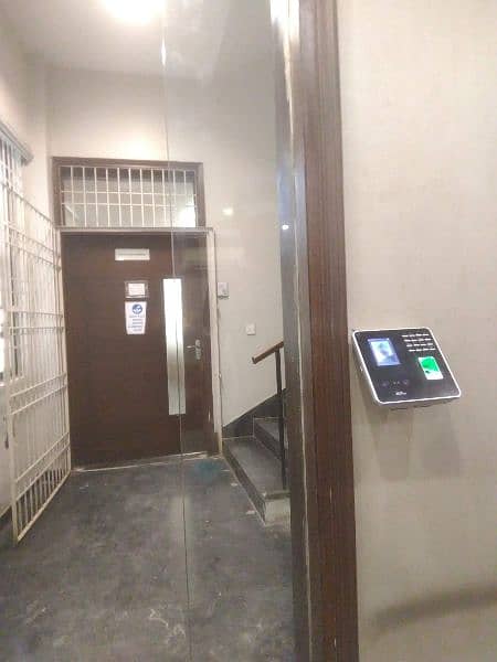 face detection biometric attendance machine with software & door lock 7