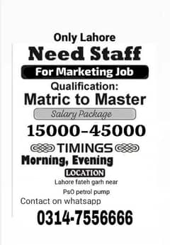 Full time part time jobs available