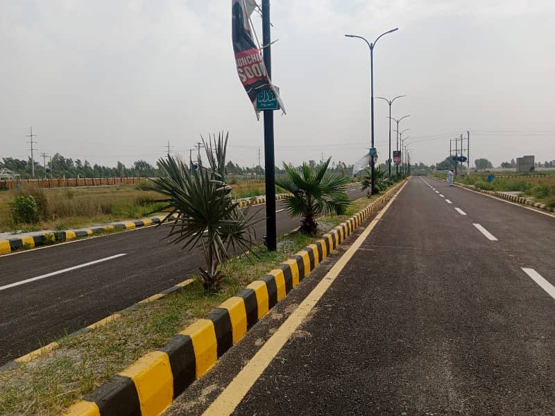 5marla double road plot available at Marda Enclave 5