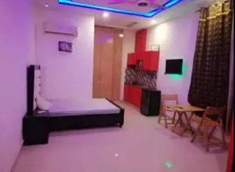 1 Bed Studio Apartment Fully furnished and in Allama Iqbal town 3