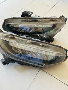 civic front head lites