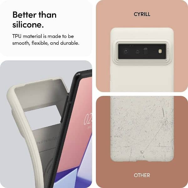 CYRILL Stone Compatible with Google Pixel 6 pro Case 4