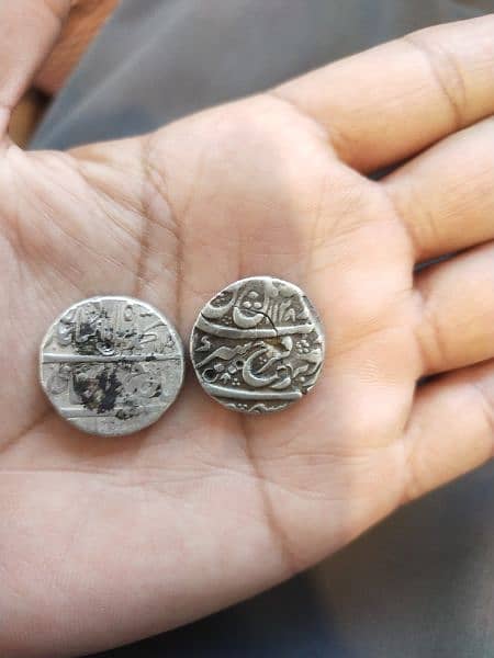 silver mughal coins 1