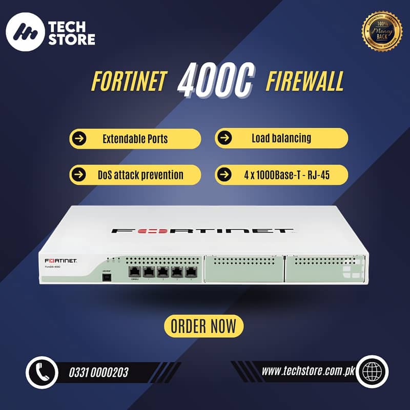 Fortinet | FORTICACHE-400C| Enterprise-Class |Content Filtering (Used) 0