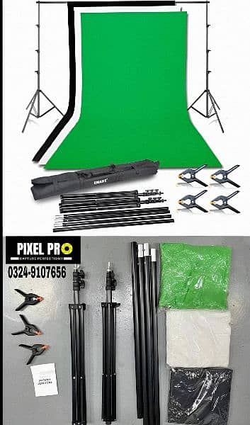 Amzdeal 3 Backgrounds + Backdrop Stand Kits! 0