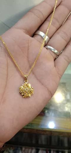 gold chain loket mala set pandal available