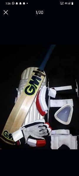 hard ball bat including gloves pads and guard 14