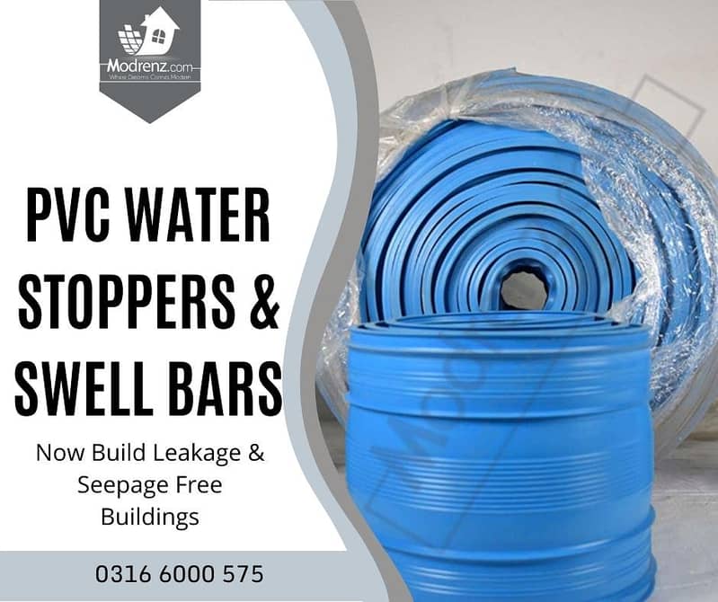 PVC Rubber Water Stopper B Blue Grade 0