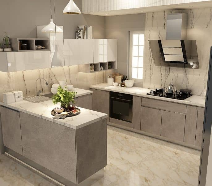 3D kitchen design 3