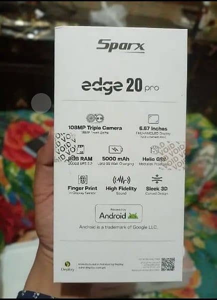Sparx Edge20 Pro, 16+256 GB , 108 MP Cam 1