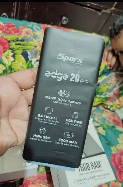 Sparx Edge20 Pro, 16+256 GB , 108 MP Cam 4