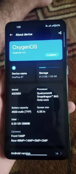 OnePlus 8T (6gb + 128gb ) in very good condition 5