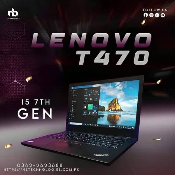Lenovo T470 i5 7th 8/256 0