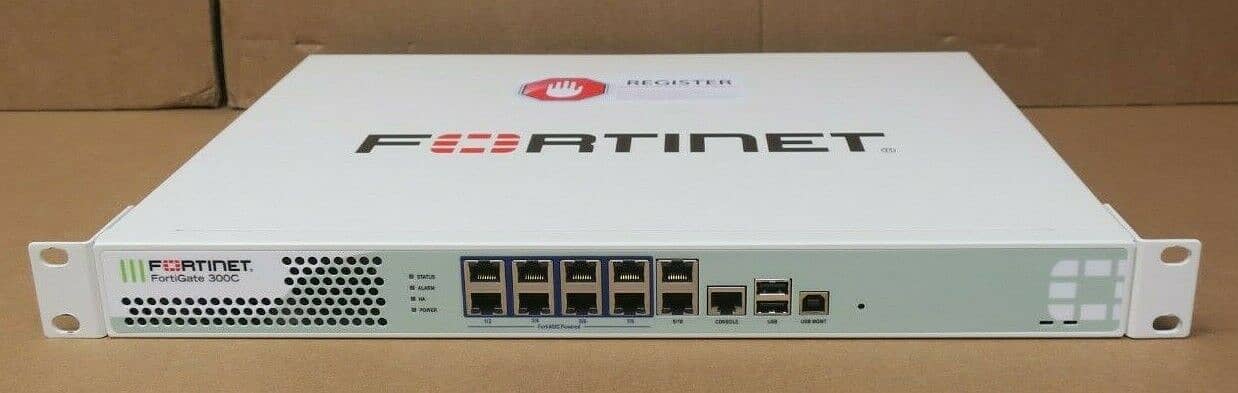 Fortinet | FortiGate 300C |GigEth Security-Appliance Rack-Mountable 6