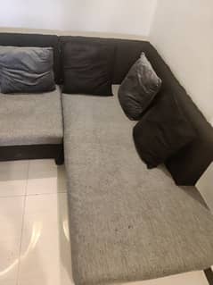 L shaped 5 seater