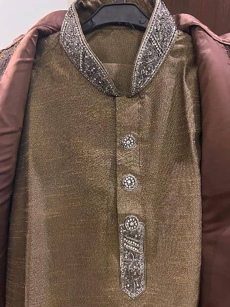 Groom Shalwar Kameez Waistcoat 3