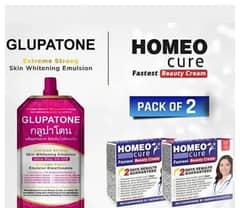 Homeo cure beauty cream with glupatone