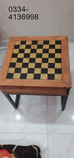 Strong Wooden Chess Table 2 Pcs