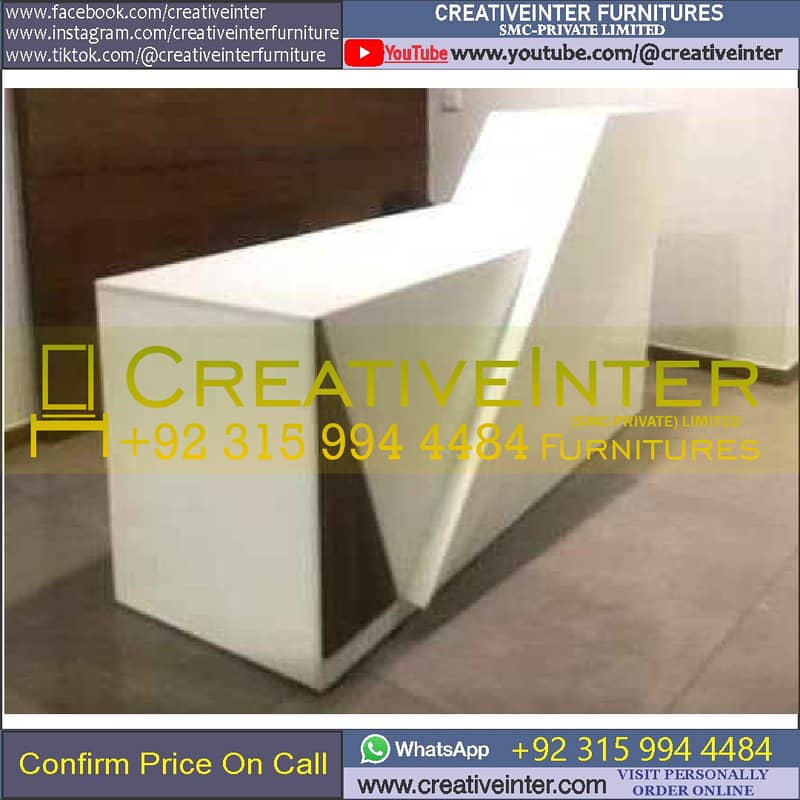 Call Center Office workstation table front desk Executiv chair meeting 3