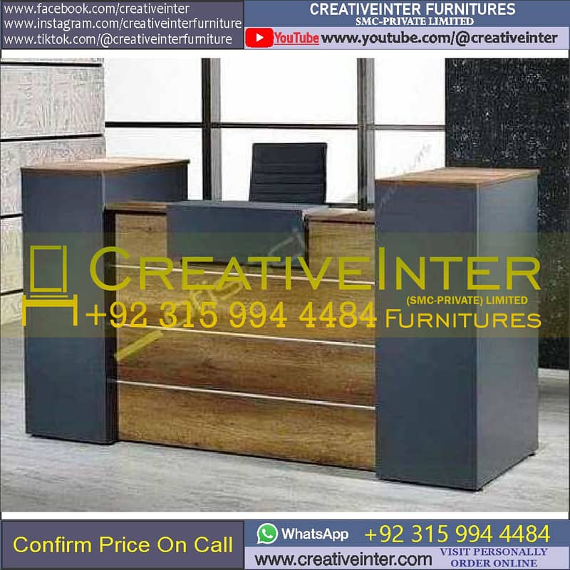 Call Center Office workstation table front desk Executiv chair meeting 12