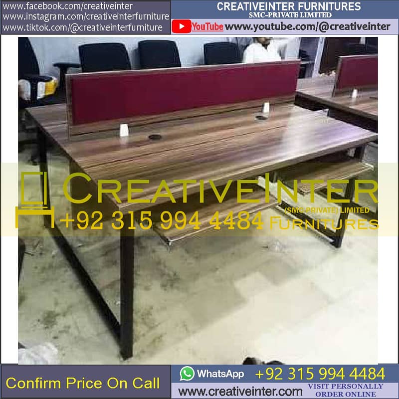 Call Center Office workstation table front desk Executiv chair meeting 13