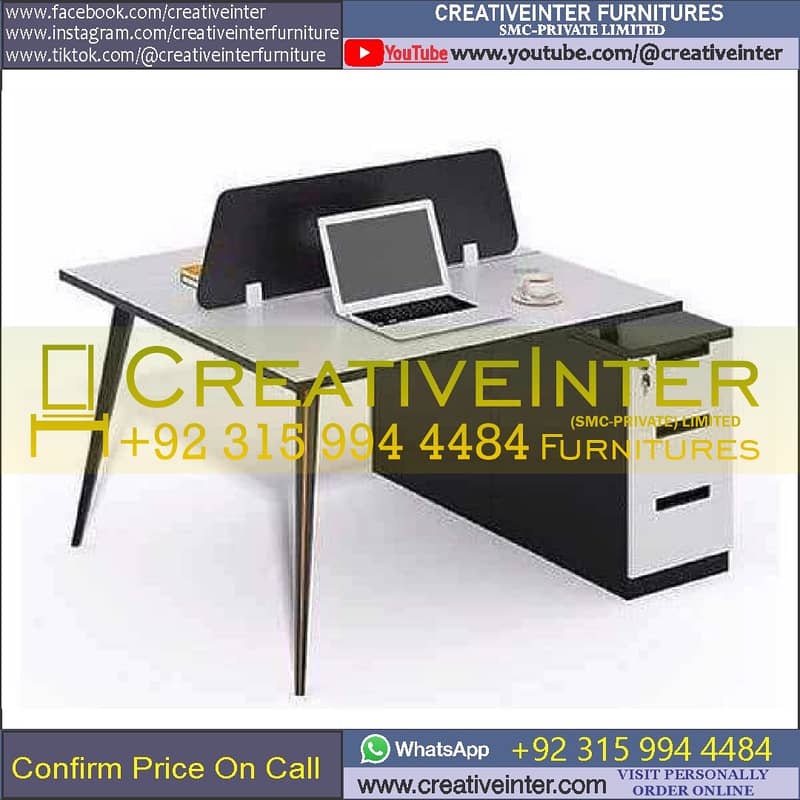 Call Center Office workstation table front desk Executiv chair meeting 14