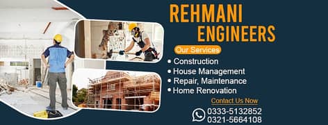 Construction| Plumbing| Painting,Interior Works| Renovation Services