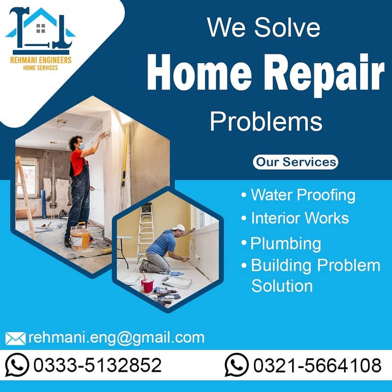 Construction| Plumbing| Painting,Interior Works| Renovation Services 1