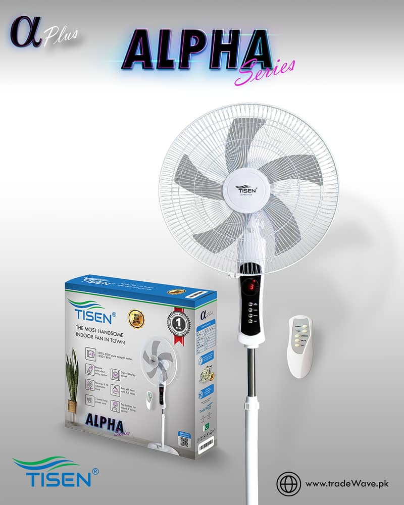 Tisen Alpha Plus imported indoor pedestal fan 4