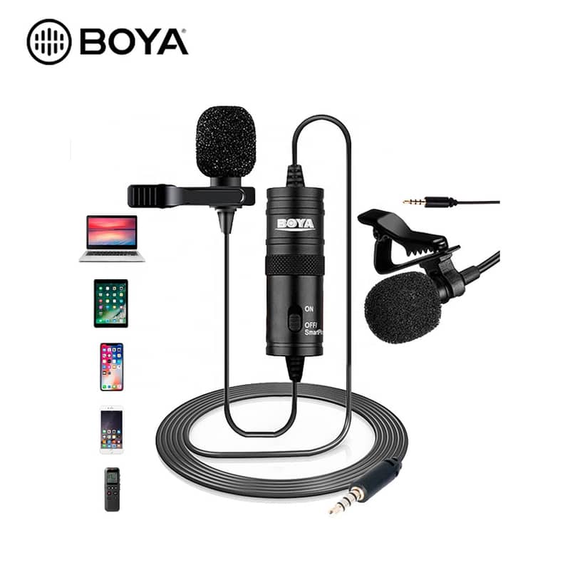 K35 High Quality Wireless Dual Microphone For Mobile Phone And Camera 1