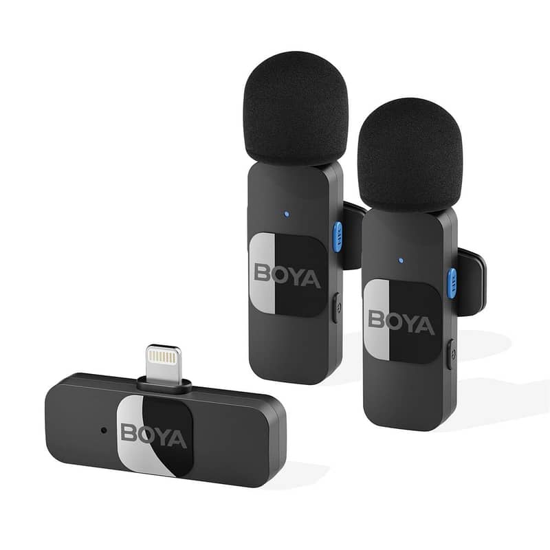 K35 High Quality Wireless Dual Microphone For Mobile Phone And Camera 3
