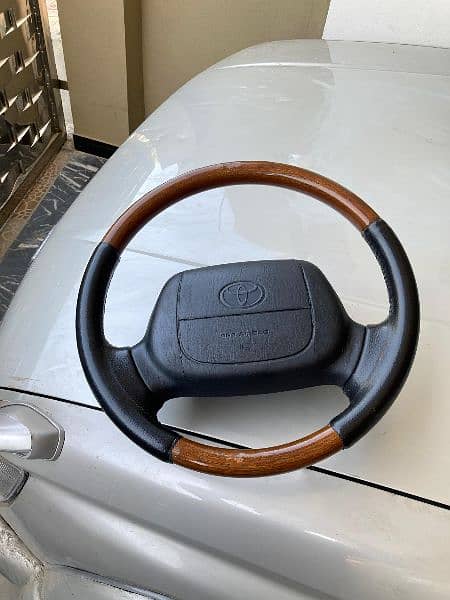 original wood steering for Toyota old models 0