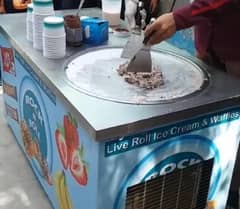 live roll ice cream machine