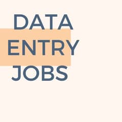 Online Home based data typing jobs available for female and male 0