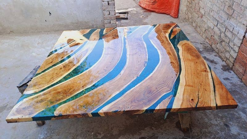 epoxy luxury dinning tables, coffee table, center table, 03048683392. 7