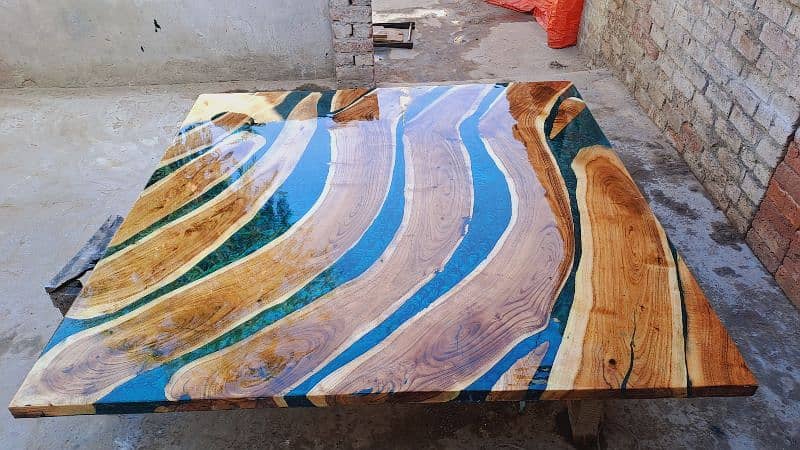 epoxy luxury dinning tables, coffee table, center table, 03048683392. 8